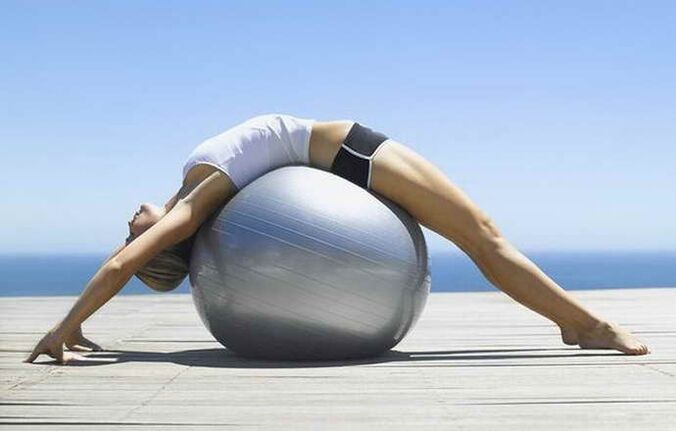 Fitball gyakorlatok mellkasi osteochondrosissal